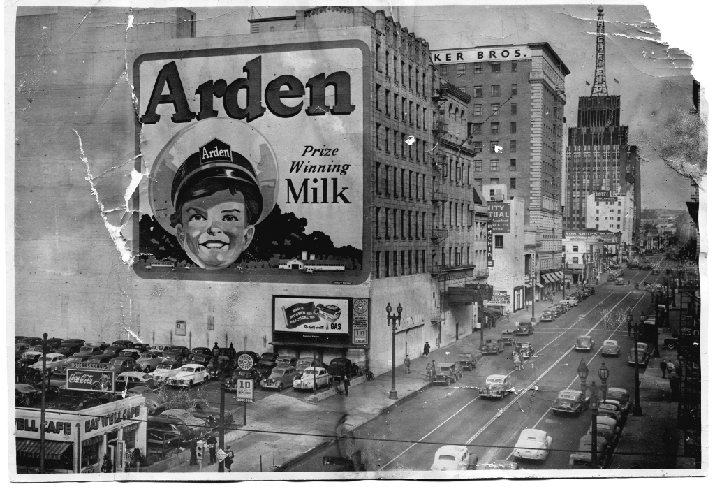 Arden Milk Sign